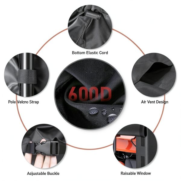 Zettum 32 Inch Generator Cover Senior Black-4
