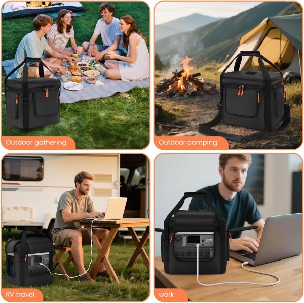 Undomip Portable Power Station Bag BLACK-6