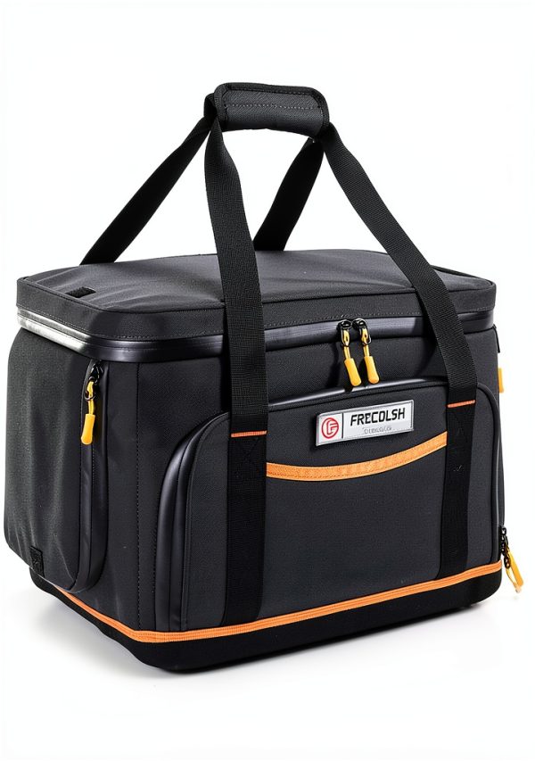 FRECOLSH Jackery Power Station Travel Bag XL Grey Hard‑Molded Bottom-0