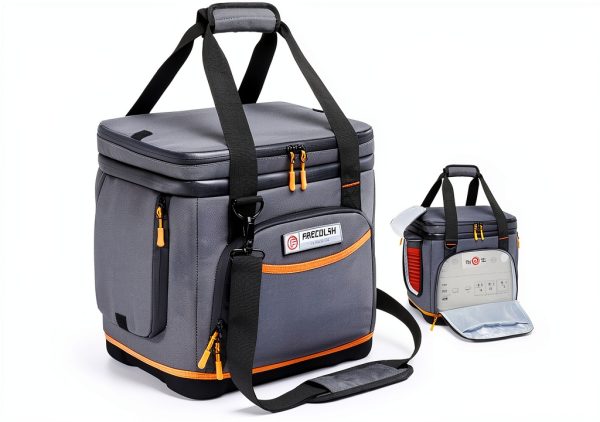 Jackery Power Station Travel Bag FRECOLSH XL Grey Waterproof Polyester-0