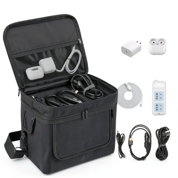Undomip River 2 Pro Portable Power Bag Black Shoulder Strap-2