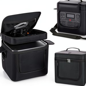 Undomip River 2 Pro Portable Power Bag Black Shoulder Strap-0