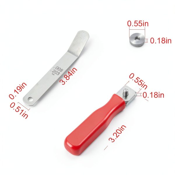 Offset Valve Tappet Gauge Set yourour 11-Blade Feeler Gauge Handles-5