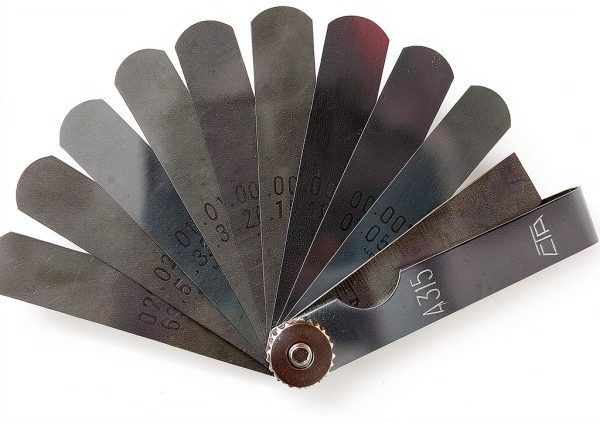 CTA Tools A315 Feeler Gauge Set 9‑Blade Standard with Metric Ruler,-0