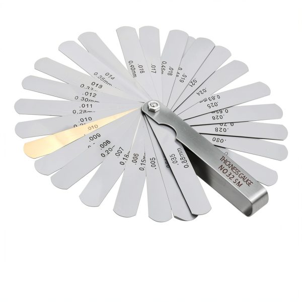 Feeler Gauge ZLKSKER 32 Blade Steel Set with Metric and Imperial Scale-4