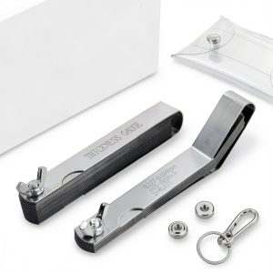 Stainless Steel Feeler Gauge Set Johnnyue 32 Blade Dual & Offset-0