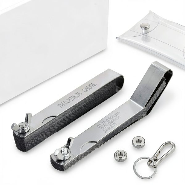 Stainless Steel Feeler Gauge Set Johnnyue 32 Blade Dual & Offset-0