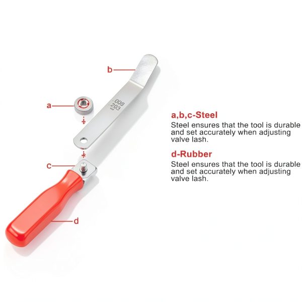 Offset Valve Tappet Gauge Set yourour 11-Blade Feeler Gauge Handles-2