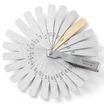 Feeler Gauge ZLKSKER 32 Blade Steel Set with Metric and Imperial Scale-0
