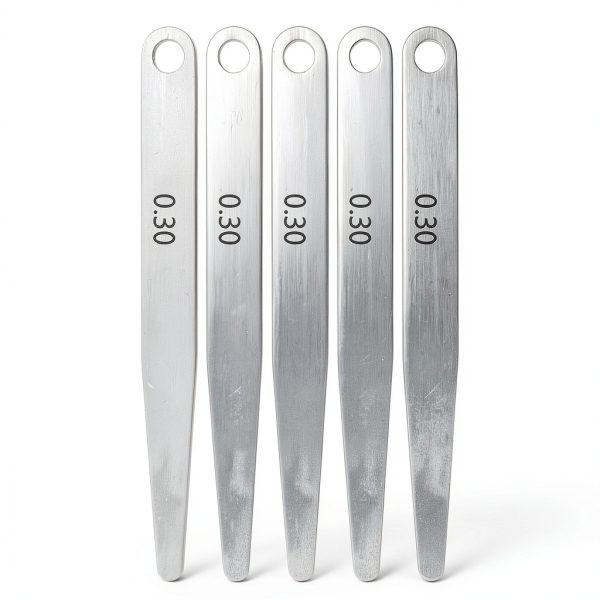 Feeler Gauge HARFINGTON 5pcs 0.3mm Thickness 65MN Steel Single Blade-0