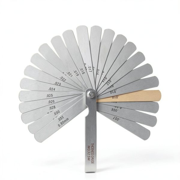 Feeler Gauge ZLKSKER 32 Blade Steel Set with Metric and Imperial Scale-1