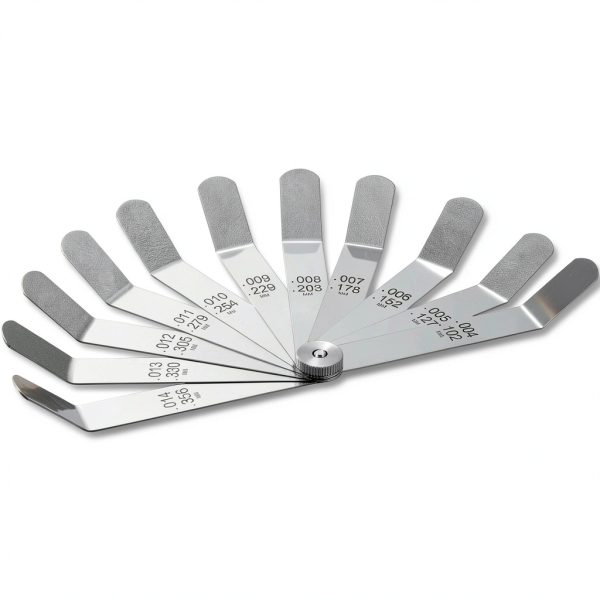 Offset Valve Tappet Feeler Gauge A308 Bonbo 11-Blade 0.004-0.014 in-7