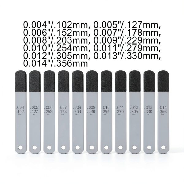 Offset Valve Tappet Gauge Set yourour 11-Blade Feeler Gauge Handles-3