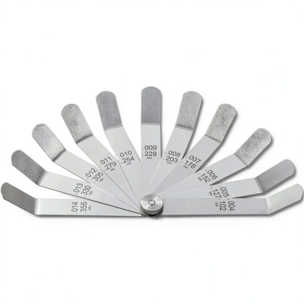 Offset Valve Tappet Feeler Gauge A308 Bonbo 11-Blade 0.004-0.014 in-8