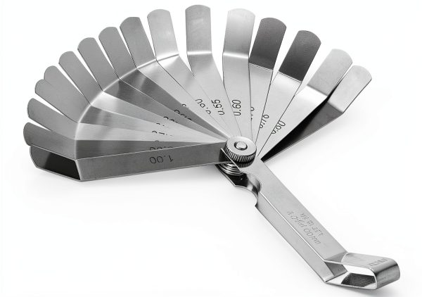 Mayata 100A16 0.05-1mm Curved Steel Feeler Gauge with 16 Blades-1