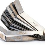 Mayata 100A16 0.05-1mm Curved Steel Feeler Gauge with 16 Blades-0