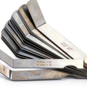Mayata 100A16 0.05-1mm Curved Steel Feeler Gauge with 16 Blades-0