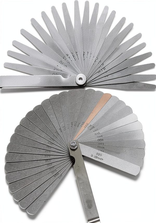 Mayata 100A16 0.05-1mm Curved Steel Feeler Gauge with 16 Blades-5