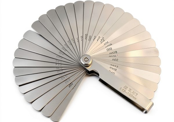 Stainless Steel Feeler Gauge Universal 32‑Piece SAE/Metric Blade Tool-0