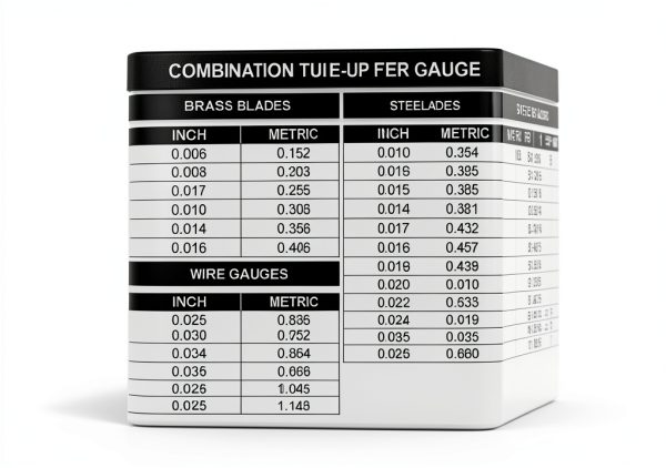 OEMTOOLS Combination Tune-Up Feeler Gauge 25023 Metric & SAE Set-1