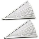Feeler Gauge Tigeen 2‑Piece 25‑Blade Set Dual‑Marked Steel-0