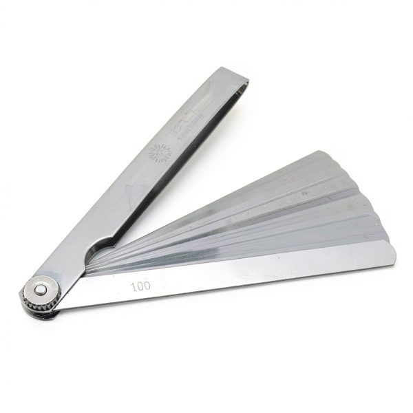 Feeler Gauge uxcell 0.02-1mm Thickness Gap Filler 6" Long Silver-0