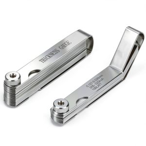 Stainless Steel Feeler Gauge Set 32 Blade + 16 Offset by SLNIHAMS-0