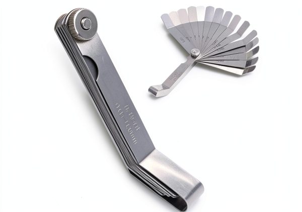 Mayata 100A16 0.05-1mm Curved Steel Feeler Gauge with 16 Blades-2
